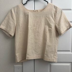 Linen Crop Top
